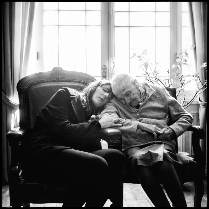 Grandma and granddaughter