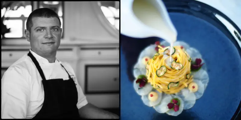 St Tropez chef and his signature dish